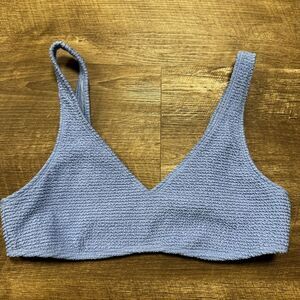 PacSun Swim Blue Bikini Top Size Medium